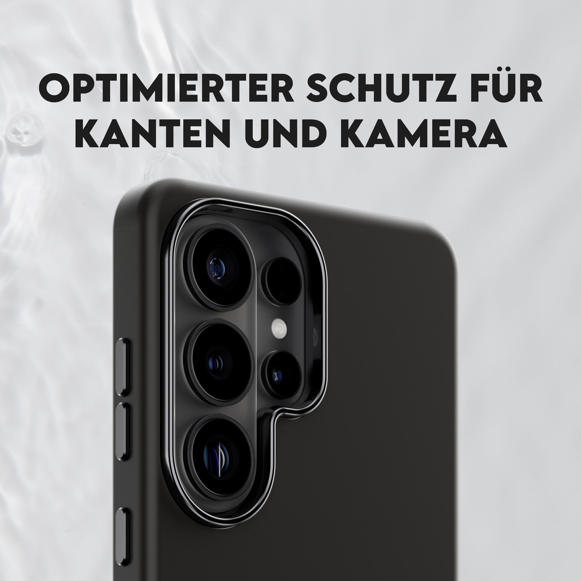 CARE™ by PanzerGlass® Flow Case Schwarz m. Qi Samsung Galaxy S26 Ultra